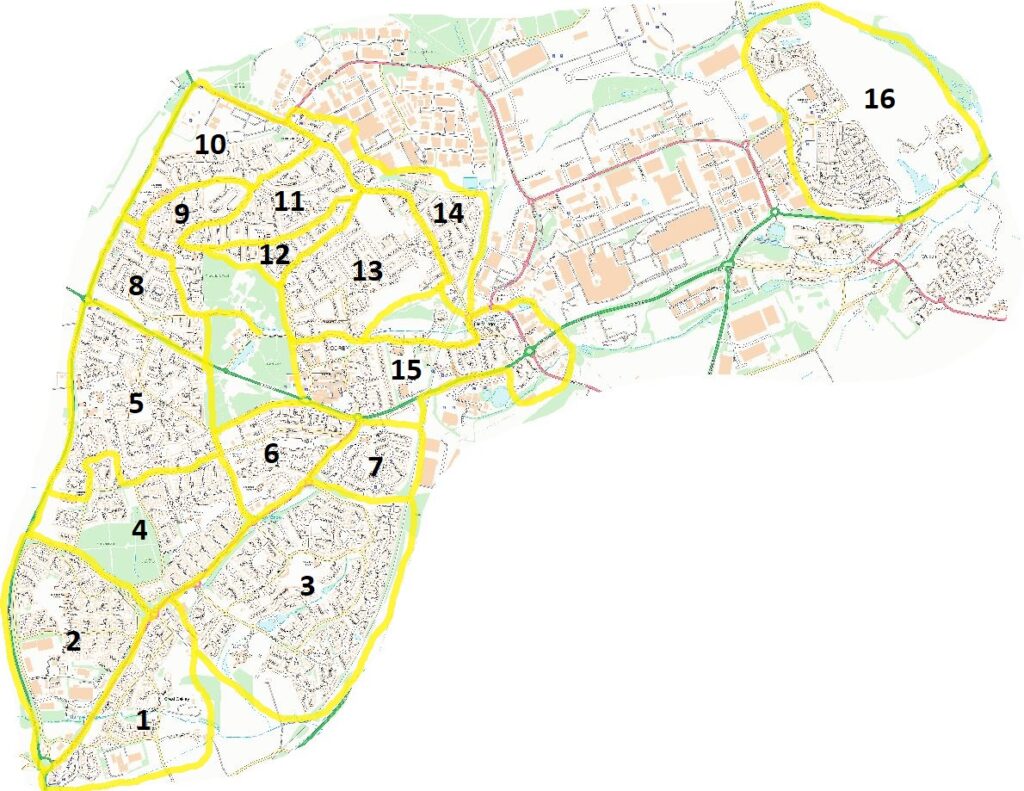 Corby Leaflet Delivery Map